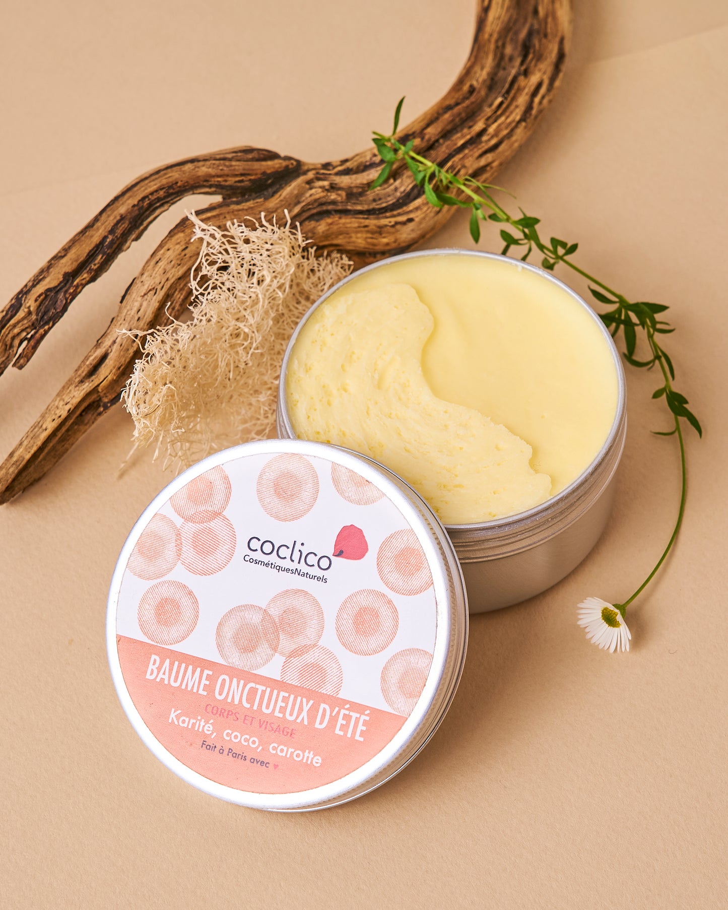 Baume onctueux Karité, Coco, Carotte