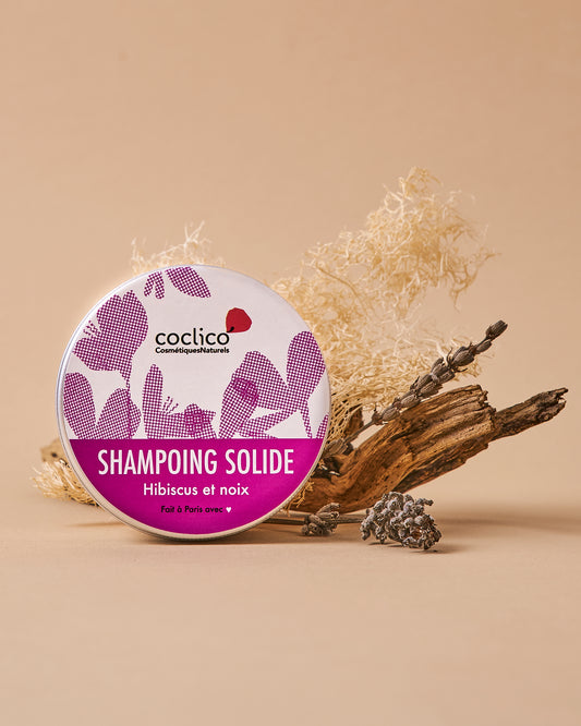 Shampoing solide Hibiscus et Huile de noix